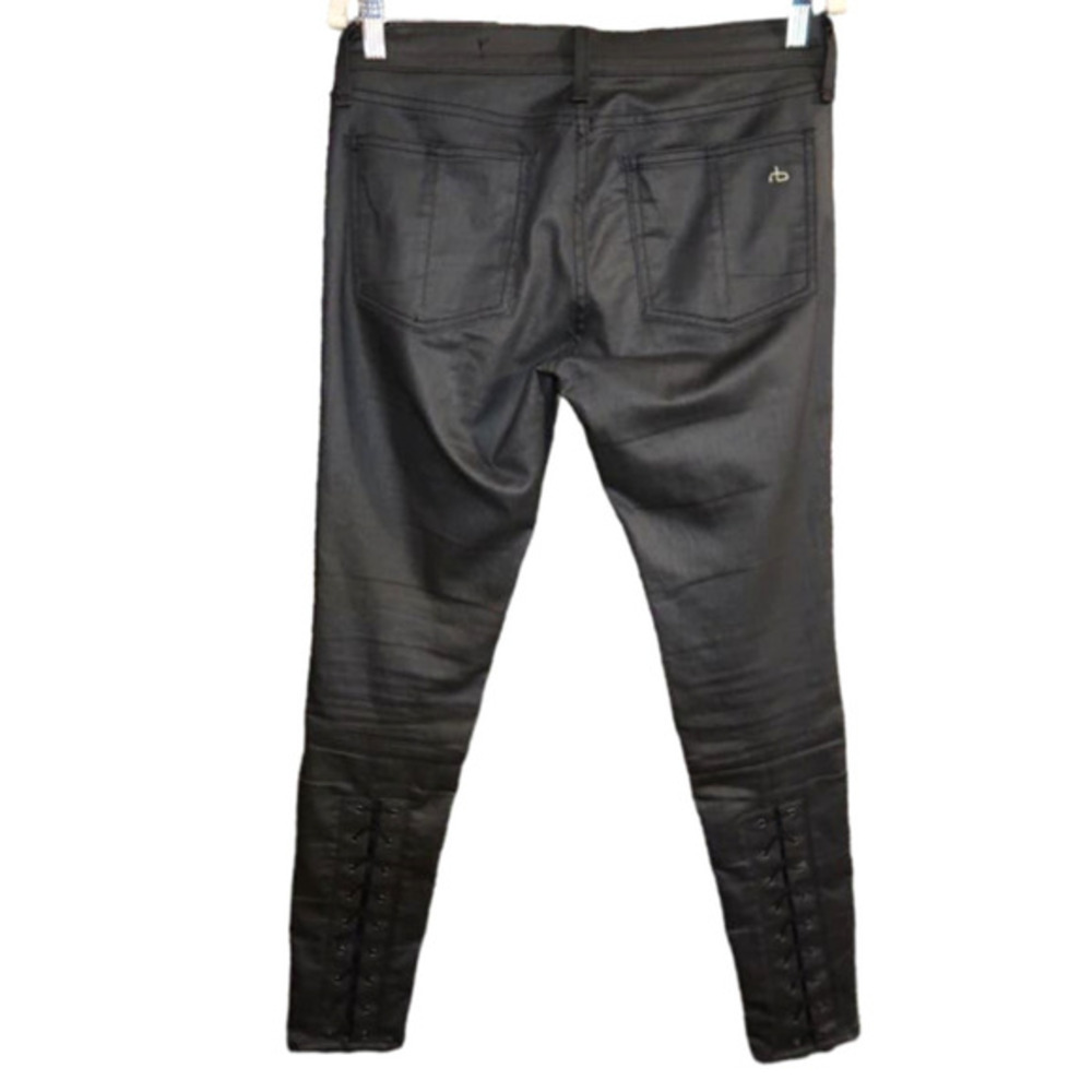 Rag’n’Bone high waisted laced up coded‎ denim and jeans size 28